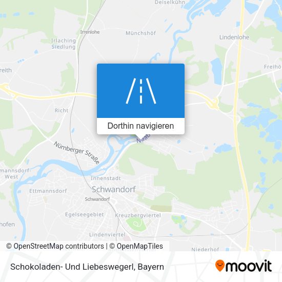 Schokoladen- Und Liebeswegerl Karte