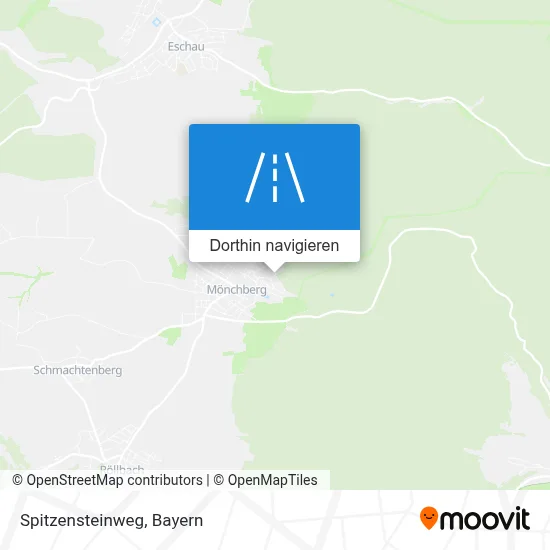 Spitzensteinweg Karte