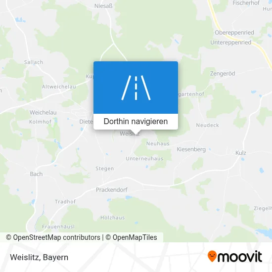 Weislitz Karte
