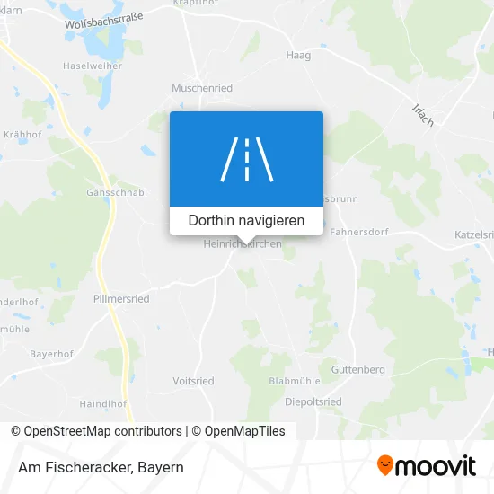 Am Fischeracker Karte