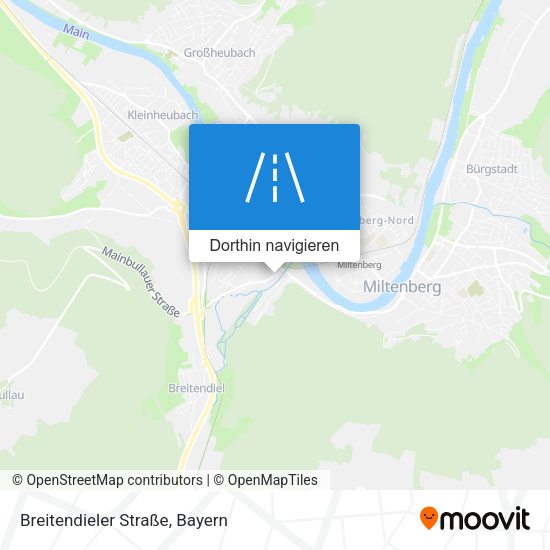 Breitendieler Straße Karte