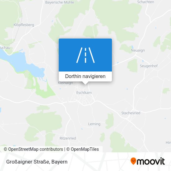 Großaigner Straße Karte