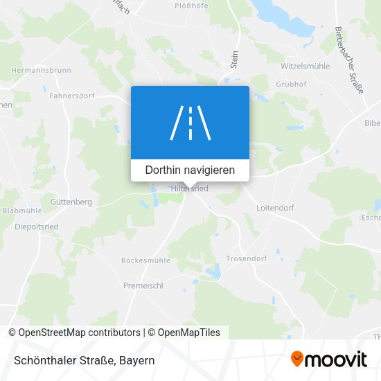 Schönthaler Straße Karte