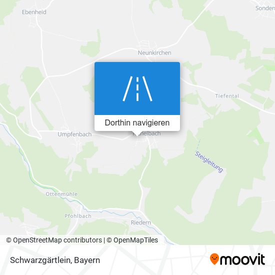 Schwarzgärtlein Karte