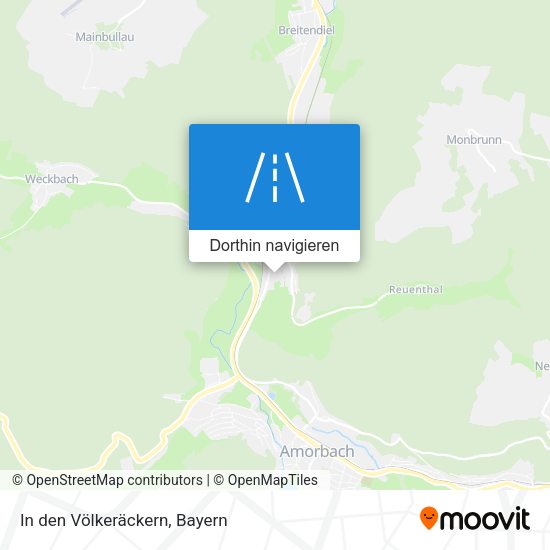 In den Völkeräckern Karte