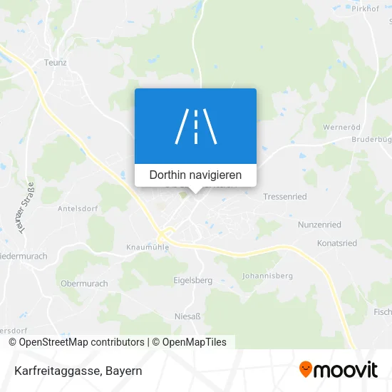 Karfreitaggasse Karte