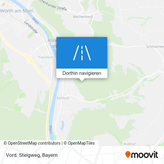 Vord. Steigweg Karte