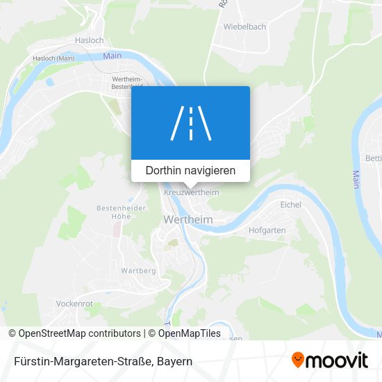 Fürstin-Margareten-Straße Karte