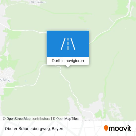 Oberer Bräunesbergweg Karte