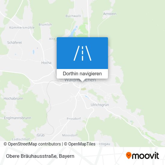 Obere Bräuhausstraße Karte