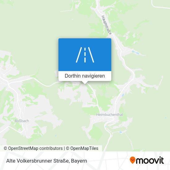 Alte Volkersbrunner Straße Karte
