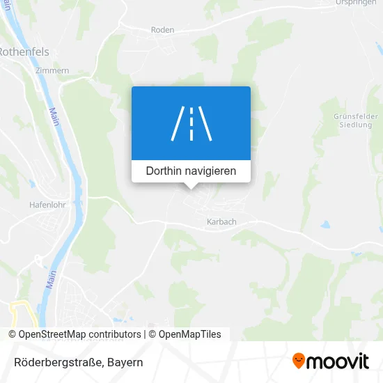 Röderbergstraße Karte