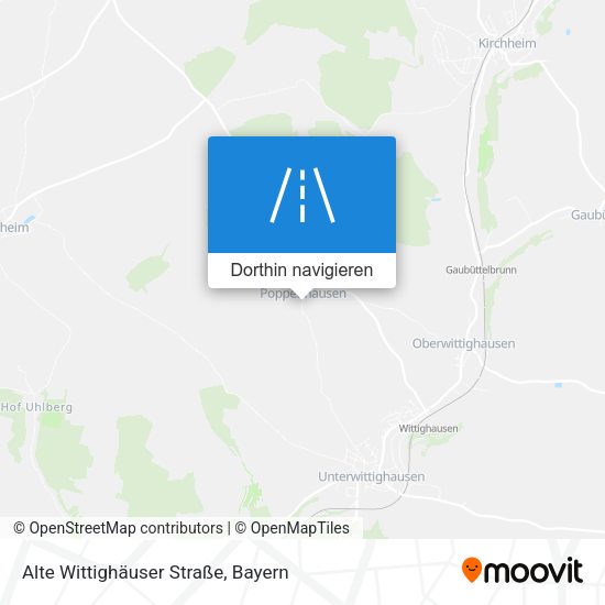 Alte Wittighäuser Straße Karte