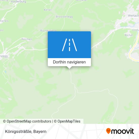 Königssträßle Karte