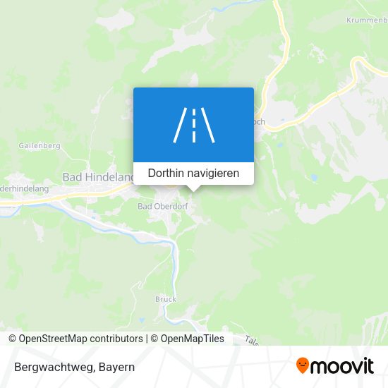 Bergwachtweg Karte