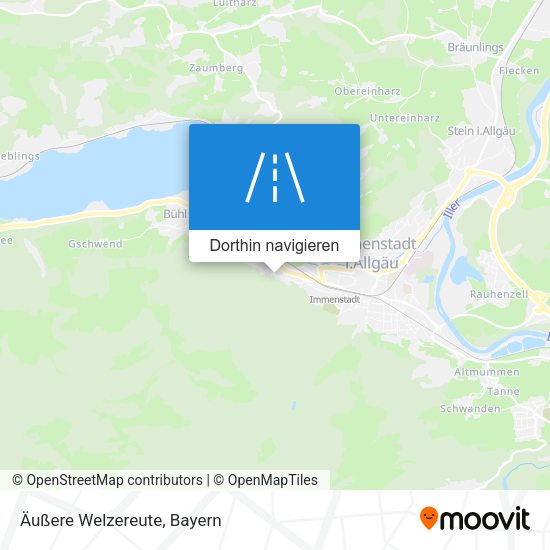 Äußere Welzereute Karte