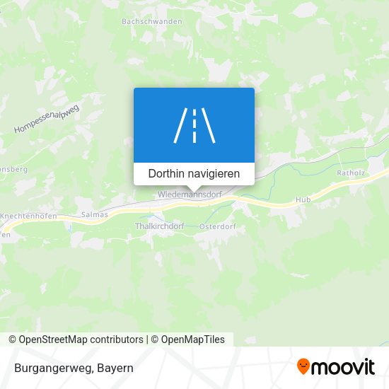 Burgangerweg Karte