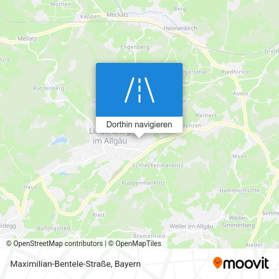 Maximilian-Bentele-Straße Karte