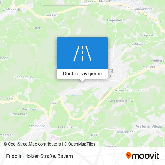 Fridolin-Holzer-Straße Karte