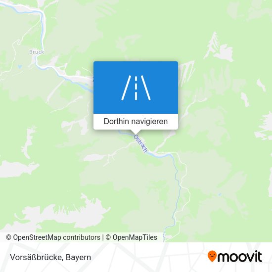 Vorsäßbrücke Karte
