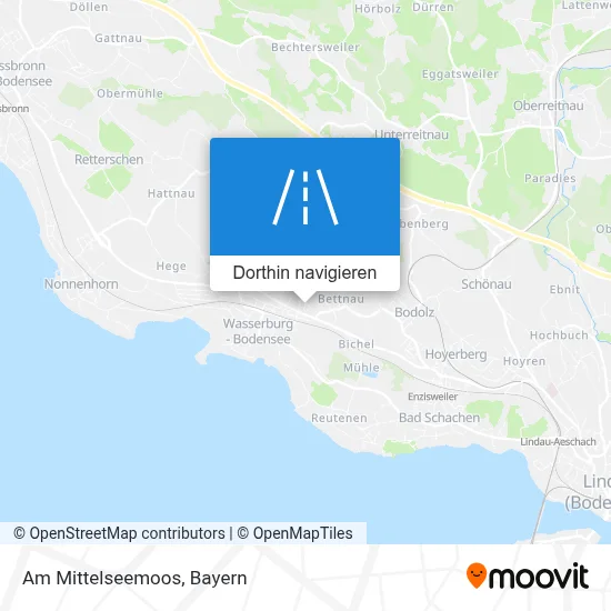 Am Mittelseemoos Karte