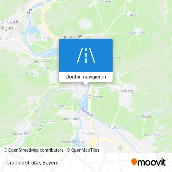 Gradnerstraße Karte