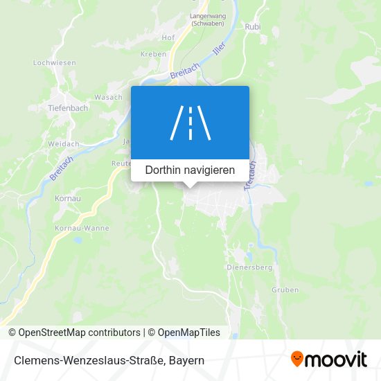 Clemens-Wenzeslaus-Straße Karte