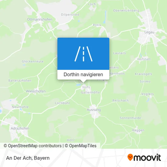 An Der Ach Karte