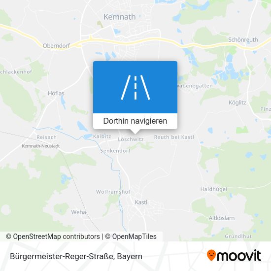 Bürgermeister-Reger-Straße Karte