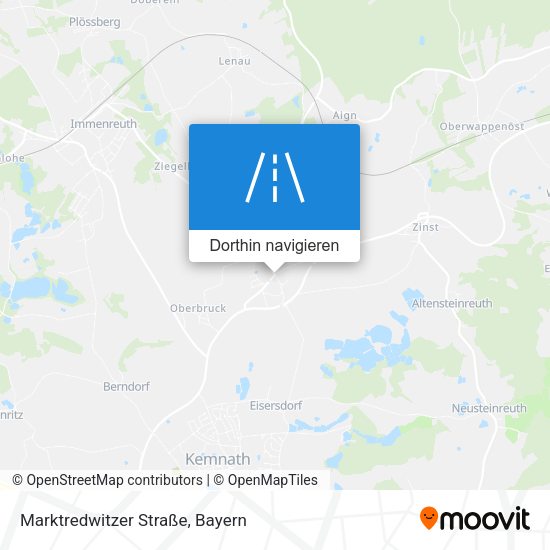 Marktredwitzer Straße Karte