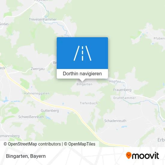 Bingarten Karte
