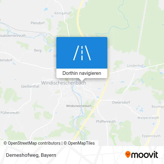 Demeshofweg Karte