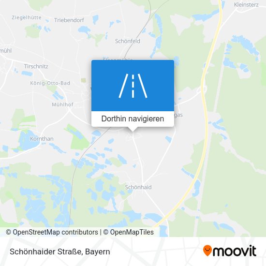 Schönhaider Straße Karte