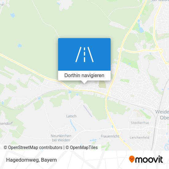 Hagedornweg Karte