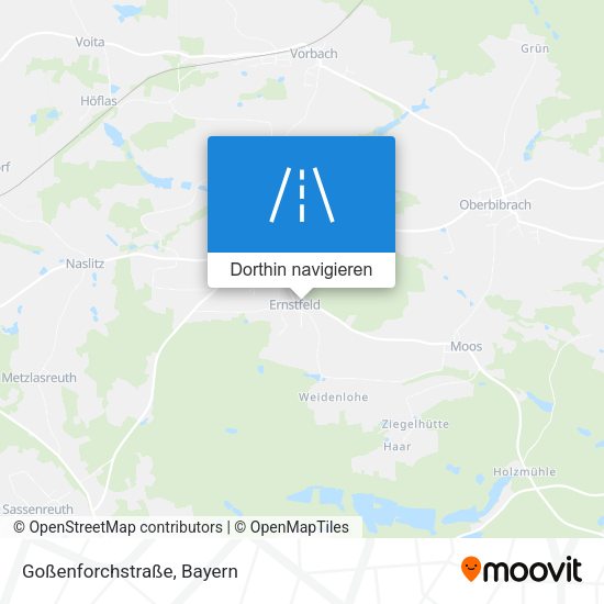 Goßenforchstraße Karte