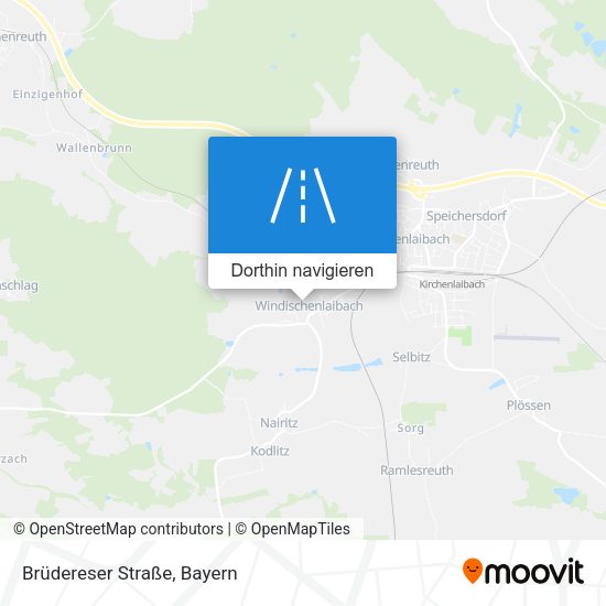 Brüdereser Straße Karte