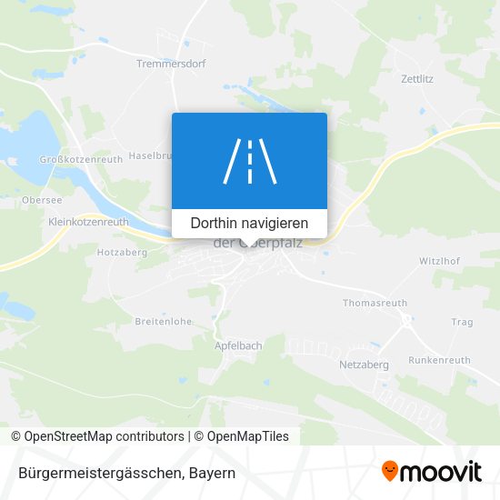 Bürgermeistergässchen Karte