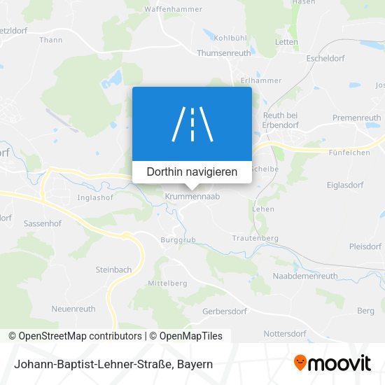 Johann-Baptist-Lehner-Straße Karte