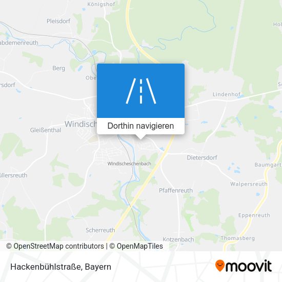Hackenbühlstraße Karte