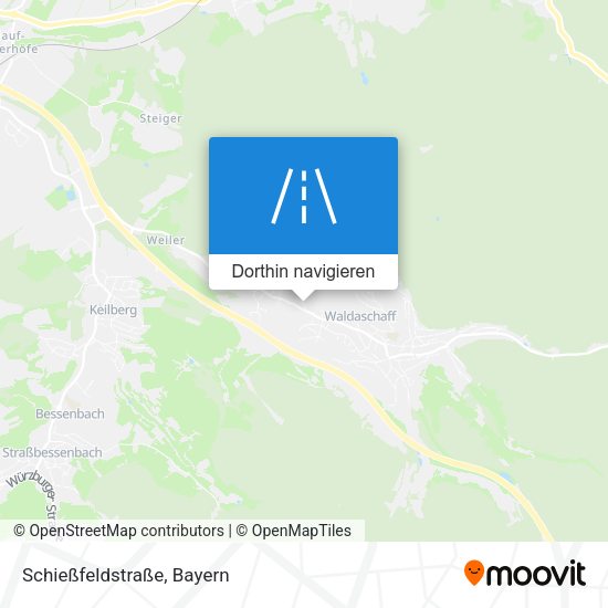 Schießfeldstraße Karte