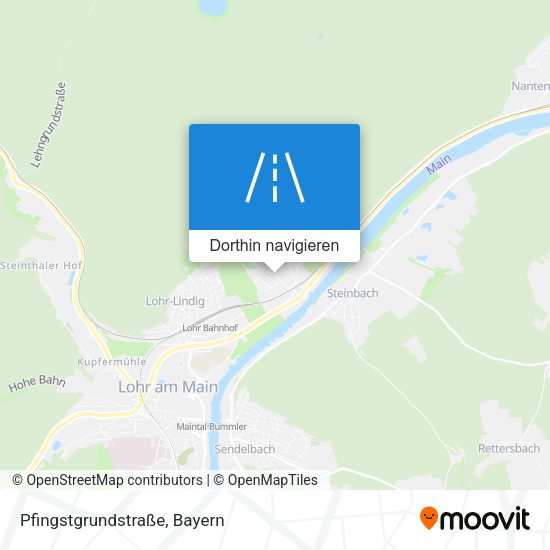 Pfingstgrundstraße Karte