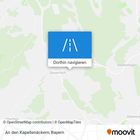 An den Kapellenäckern Karte