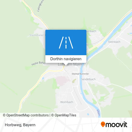 Horbweg Karte