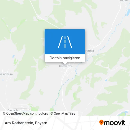 Am Rothenstein Karte