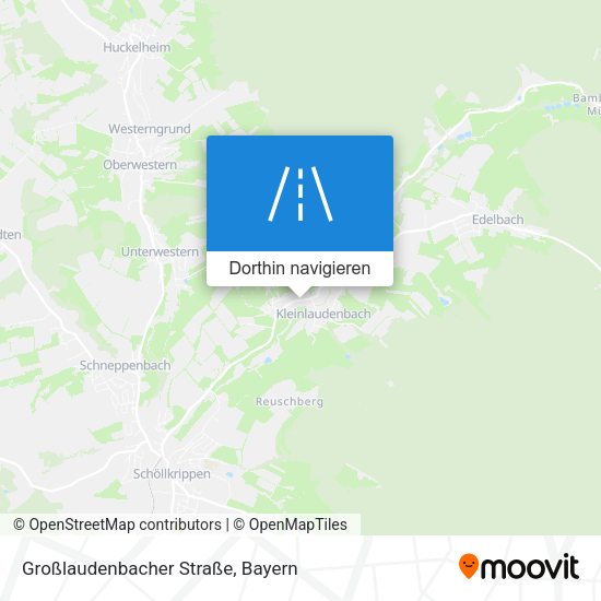 Großlaudenbacher Straße Karte