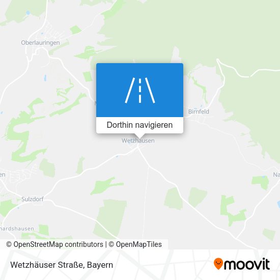 Wetzhäuser Straße Karte