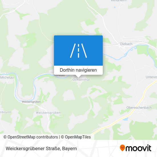 Weickersgrübener Straße Karte