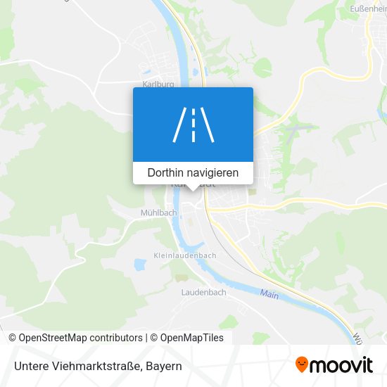 Untere Viehmarktstraße Karte