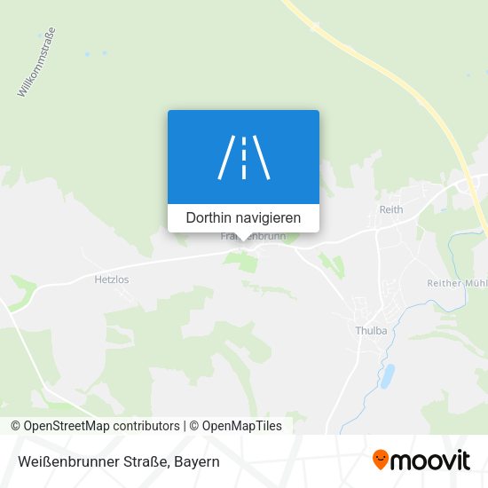 Weißenbrunner Straße Karte