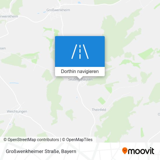 Großwenkheimer Straße Karte